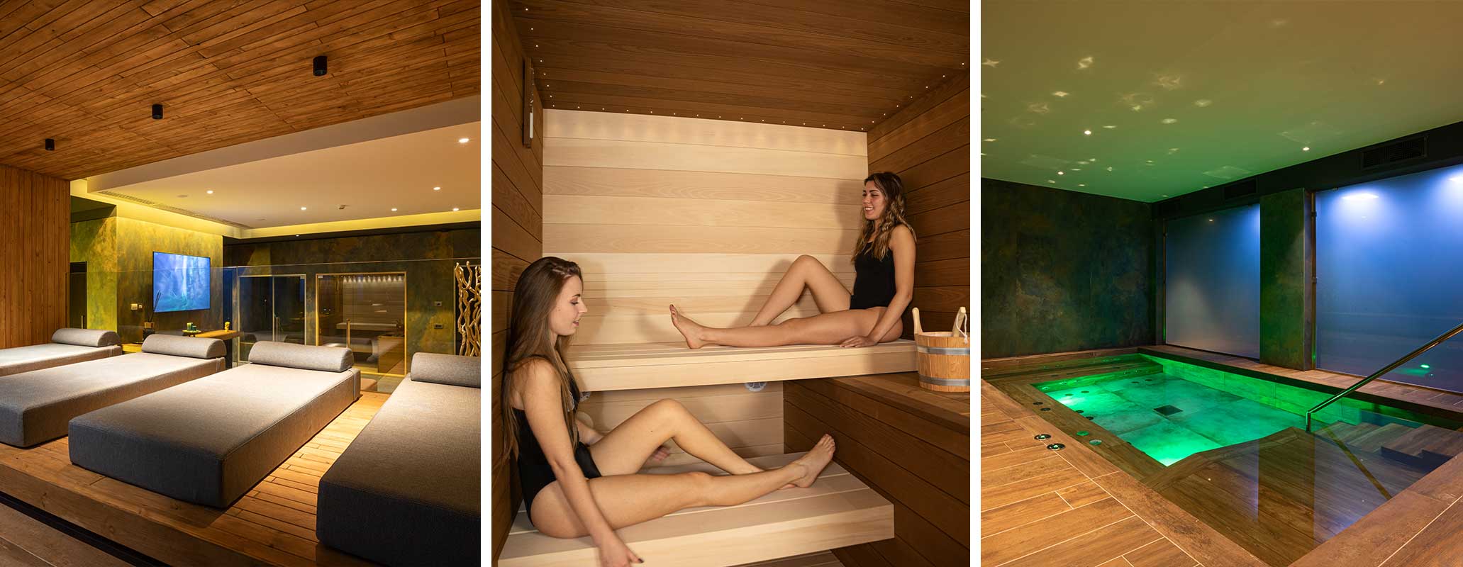 Momento di relax nella Private Suite Amet di TIBI Spa